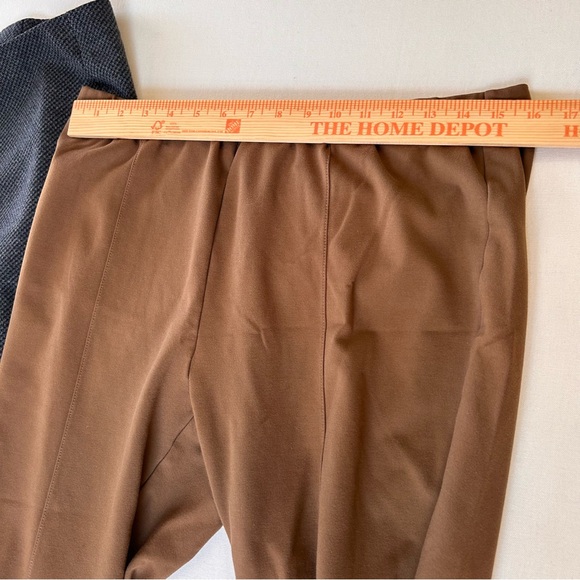 Lot Of 2 J Jill Ponte Pants Women’s XL  Tan Herringbone Slim Leg Pull On Stretch - Picture 11 of 16